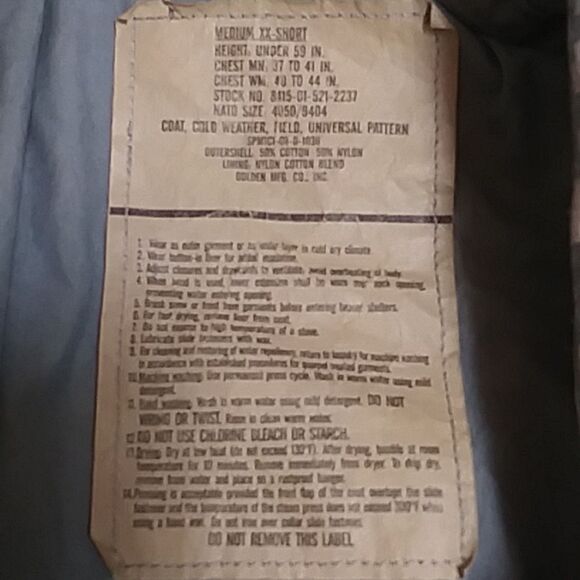 GI M-65 Field Jacket ACU Digital Camo Universal Pattern Fits Women's Large Well - Picture 12 of 12